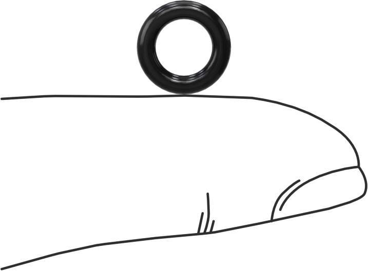 Suya ve Buhara Dayanıklı EPDM O-Ring, 2 mm Genişlik, 6 mm İç Çap