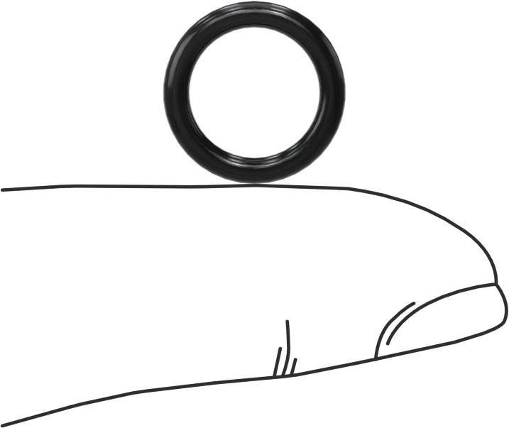 Suya ve Buhara Dayanıklı EPDM O-Ring, 2 mm Genişlik, 10 mm İç Çap