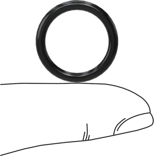 Suya ve Buhara Dayanıklı EPDM O-Ring, 2.5 mm Genişlik, 16 mm İç Çap