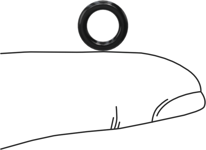 Yağa Dayanıklı Buna-N O-Ring, 1.8 mm Genişlik, 6 mm İç Çap