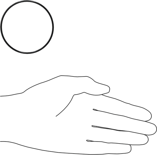 Yağa Dayanıklı Buna-N O-Ring, 2 mm Genişlik, 59 mm İç Çap