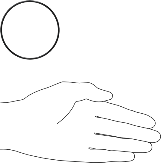 Yağa Dayanıklı Buna-N O-Ring, 2 mm Genişlik, 64 mm İç Çap