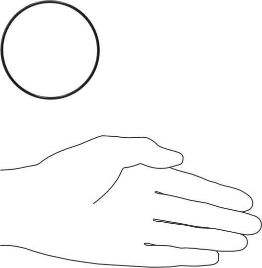 Yağa Dayanıklı Buna-N O-Ring, 2 mm Genişlik, 66 mm İç Çap