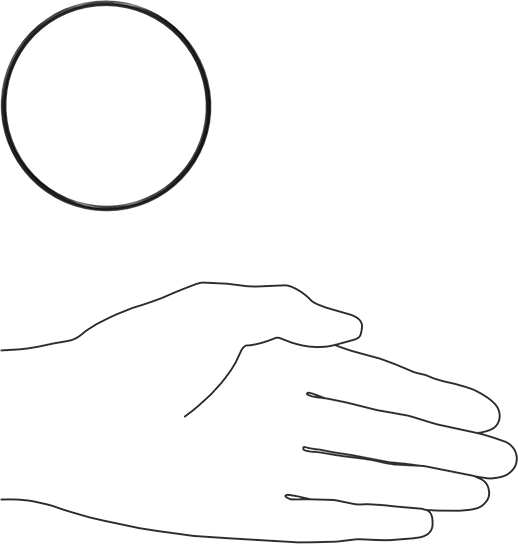 Yağa Dayanıklı Buna-N O-Ring, 2 mm Genişlik, 71 mm İç Çap