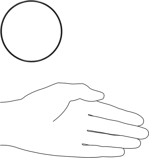 Yağa Dayanıklı Buna-N O-Ring, 2 mm Genişlik, 73 mm İç Çap