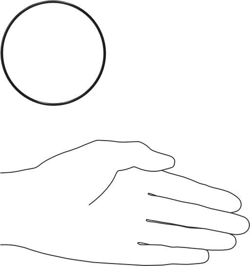 Yağa Dayanıklı Buna-N O-Ring, 2 mm Genişlik, 74 mm İç Çap