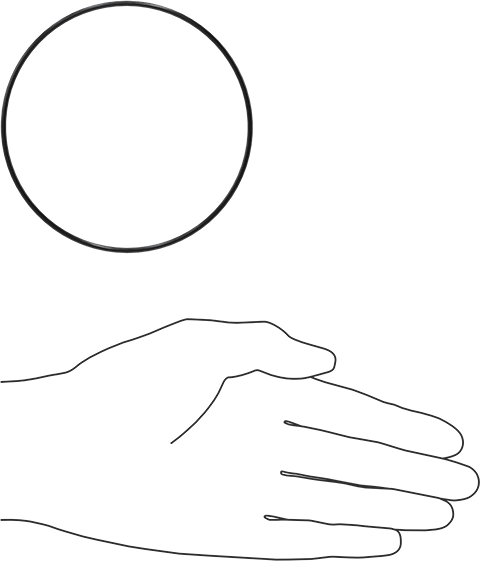 Yağa Dayanıklı Buna-N O-Ring, 2 mm Genişlik, 93 mm İç Çap