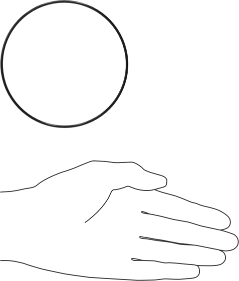 Yağa Dayanıklı Buna-N O-Ring, 2 mm Genişlik, 95 mm İç Çap