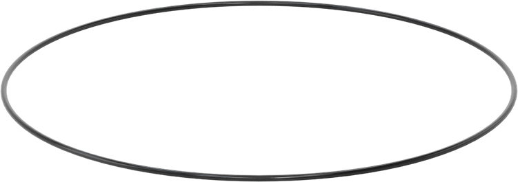 Yağa Dayanıklı Buna-N O-Ring, 2 mm Genişlik, 180 mm İç Çap