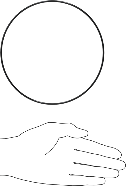 Yağa Dayanıklı Buna-N O-Ring, 2.5 mm Genişlik, 148 mm İç Çap