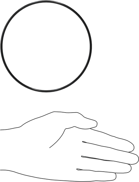 Yağa Dayanıklı Buna-N O-Ring, 3 mm Genişlik, 116 mm İç Çap