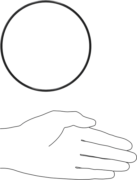 Yağa Dayanıklı Buna-N O-Ring, 3 mm Genişlik, 117 mm İç Çap