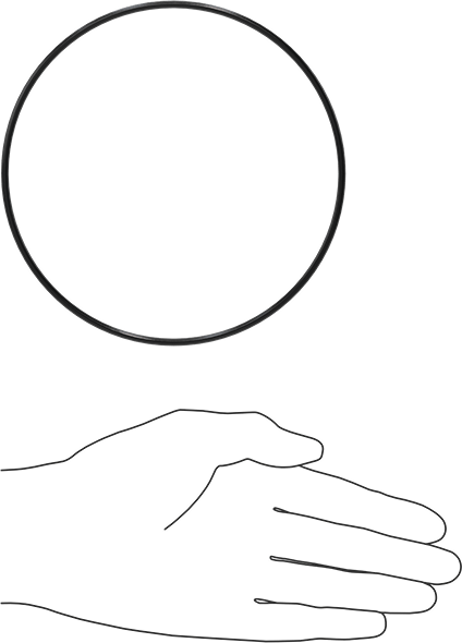 Yağa Dayanıklı Buna-N O-Ring, 3 mm Genişlik, 132 mm İç Çap