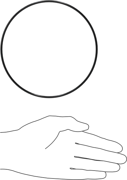 Yağa Dayanıklı Buna-N O-Ring, 3 mm Genişlik, 136 mm İç Çap