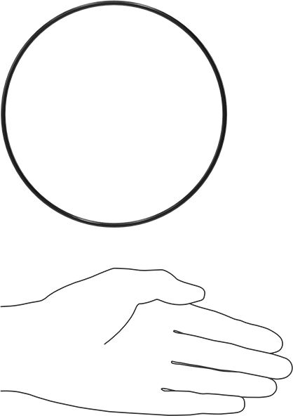 Yağa Dayanıklı Buna-N O-Ring, 3 mm Genişlik, 137 mm İç Çap