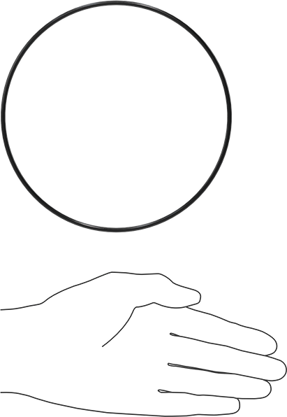 Yağa Dayanıklı Buna-N O-Ring, 3 mm Genişlik, 143 mm İç Çap