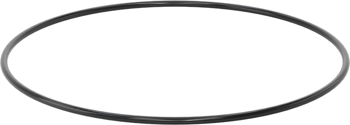 Yağa Dayanıklı Buna-N O-Ring, 3 mm Genişlik, 144.5 mm İç Çap
