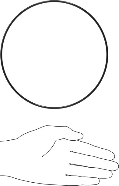 Yağa Dayanıklı Buna-N O-Ring, 3 mm Genişlik, 162 mm İç Çap