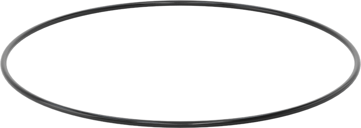 Yağa Dayanıklı Buna-N O-Ring, 3 mm Genişlik, 174 mm İç Çap