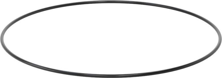 Yağa Dayanıklı Buna-N O-Ring, 3 mm Genişlik, 203 mm İç Çap