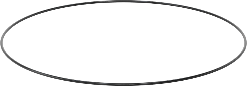 Yağa Dayanıklı Buna-N O-Ring, 3 mm Genişlik, 296 mm İç Çap