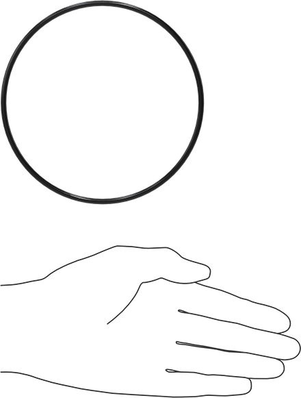 Yağa Dayanıklı Buna-N O-Ring, 3.5 mm Genişlik, 118 mm İç Çap