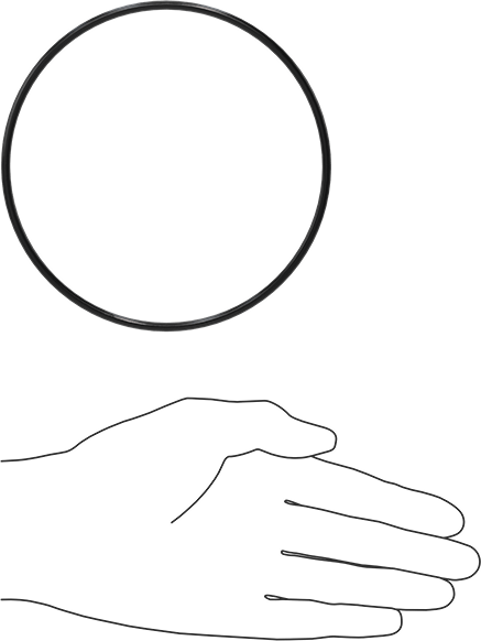 Yağa Dayanıklı Buna-N O-Ring, 3.5 mm Genişlik, 120 mm İç Çap