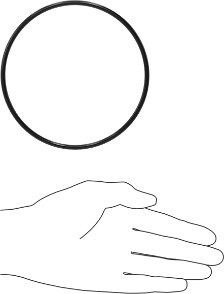 Yağa Dayanıklı Buna-N O-Ring, 4 mm Genişlik, 115 mm İç Çap