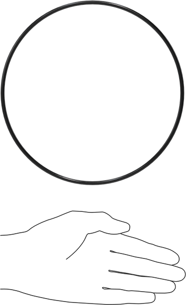 Yağa Dayanıklı Buna-N O-Ring, 4 mm Genişlik, 175 mm İç Çap