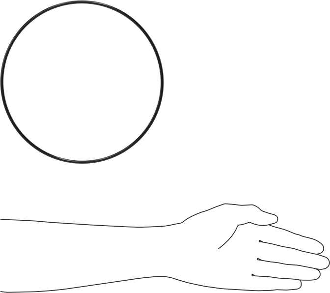 Yağa Dayanıklı Buna-N O-Ring, 4 mm Genişlik, 200 mm İç Çap