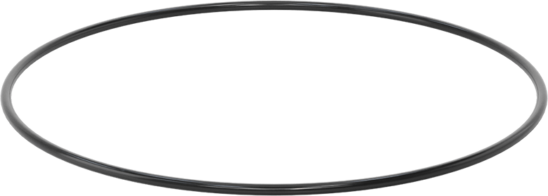Yağa Dayanıklı Buna-N O-Ring, 4 mm Genişlik, 203 mm İç Çap
