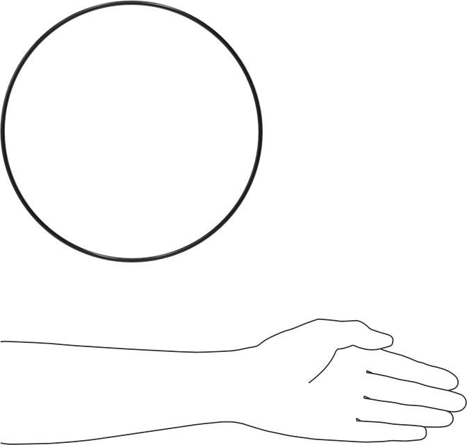 Yağa Dayanıklı Buna-N O-Ring, 4 mm Genişlik, 228 mm İç Çap