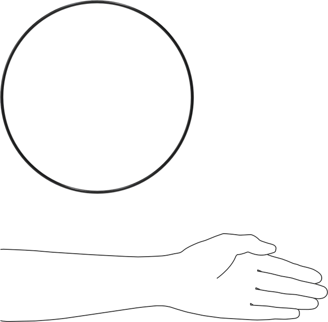 Yağa Dayanıklı Buna-N O-Ring, 4 mm Genişlik, 240 mm İç Çap