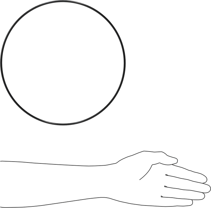 Yağa Dayanıklı Buna-N O-Ring, 4 mm Genişlik, 242 mm İç Çap