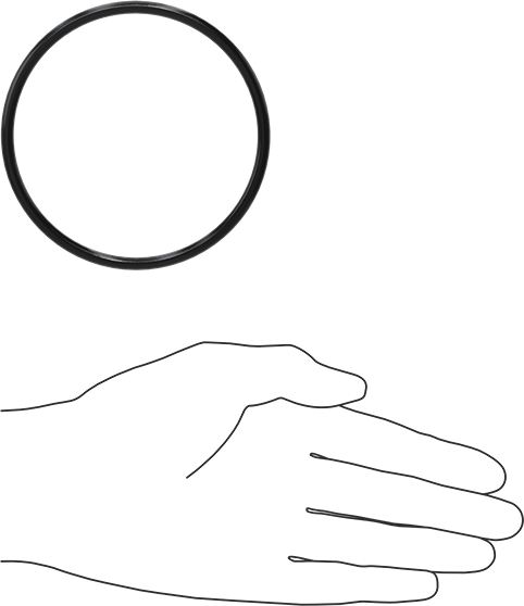 Yağa Dayanıklı Buna-N O-Ring, 4.5 mm Genişlik, 86 mm İç Çap