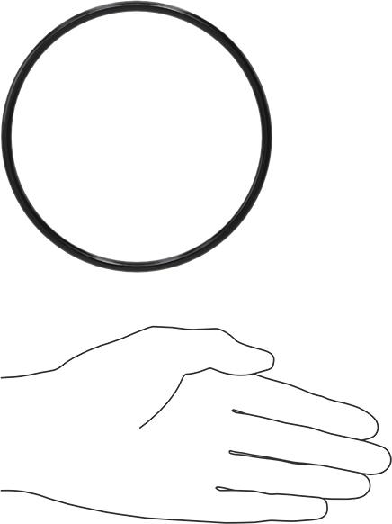 Yağa Dayanıklı Buna-N O-Ring, 5 mm Genişlik, 118 mm İç Çap