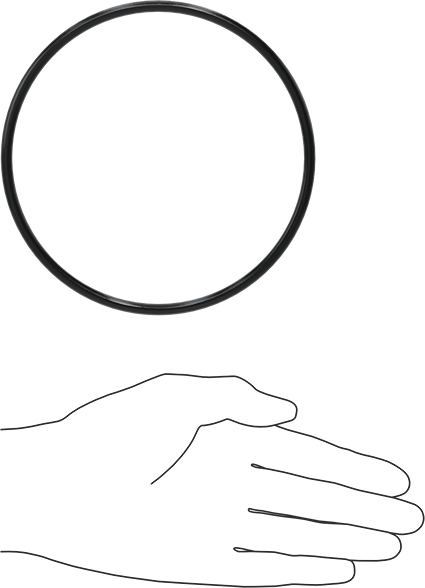 Yağa Dayanıklı Buna-N O-Ring, 5 mm Genişlik, 127 mm İç Çap