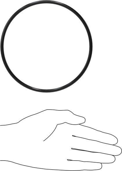 Yağa Dayanıklı Buna-N O-Ring, 5 mm Genişlik, 130 mm İç Çap