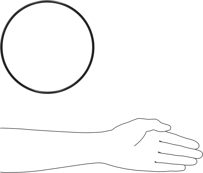 Yağa Dayanıklı Buna-N O-Ring, 5 mm Genişlik, 185 mm İç Çap