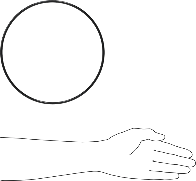 Yağa Dayanıklı Buna-N O-Ring, 5 mm Genişlik, 214 mm İç Çap