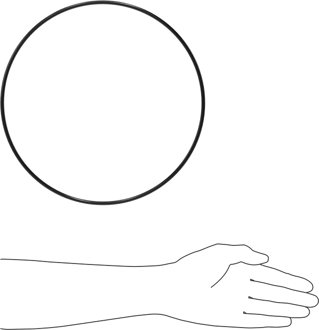 Yağa Dayanıklı Buna-N O-Ring, 5 mm Genişlik, 260 mm İç Çap