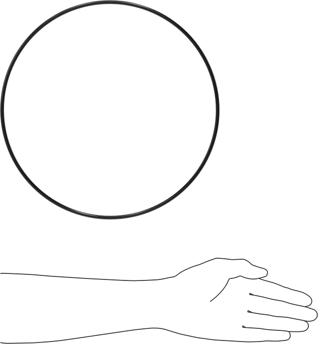 Yağa Dayanıklı Buna-N O-Ring, 5 mm Genişlik, 280 mm İç Çap