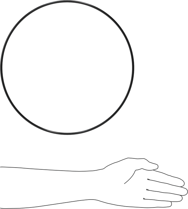 Yağa Dayanıklı Buna-N O-Ring, 5 mm Genişlik, 290 mm İç Çap