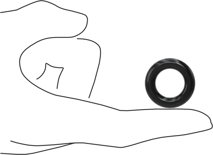 Yağa Dayanıklı Buna-N O-Ring, 6 mm Genişlik, 16 mm İç Çap