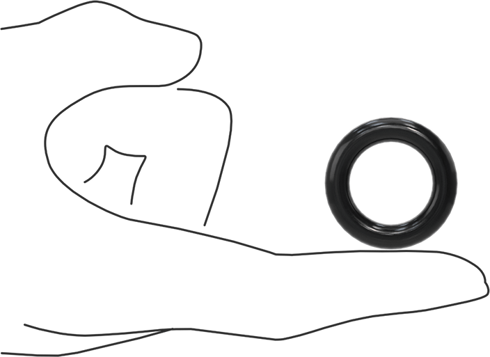 Yağa Dayanıklı Buna-N O-Ring, 6 mm Genişlik, 20 mm İç Çap