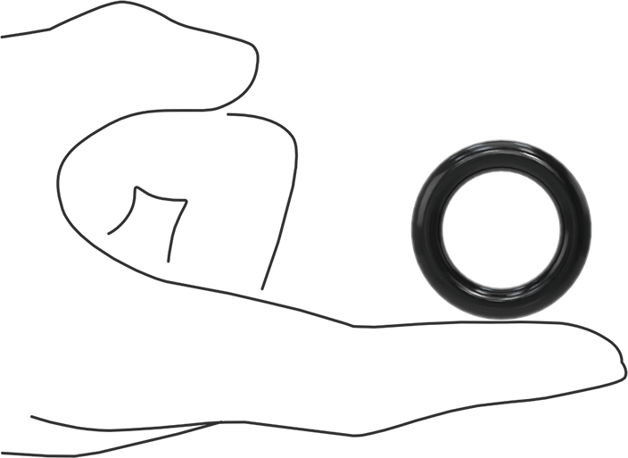 Yağa Dayanıklı Buna-N O-Ring, 6 mm Genişlik, 22 mm İç Çap