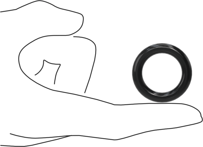 Yağa Dayanıklı Buna-N O-Ring, 6 mm Genişlik, 23 mm İç Çap