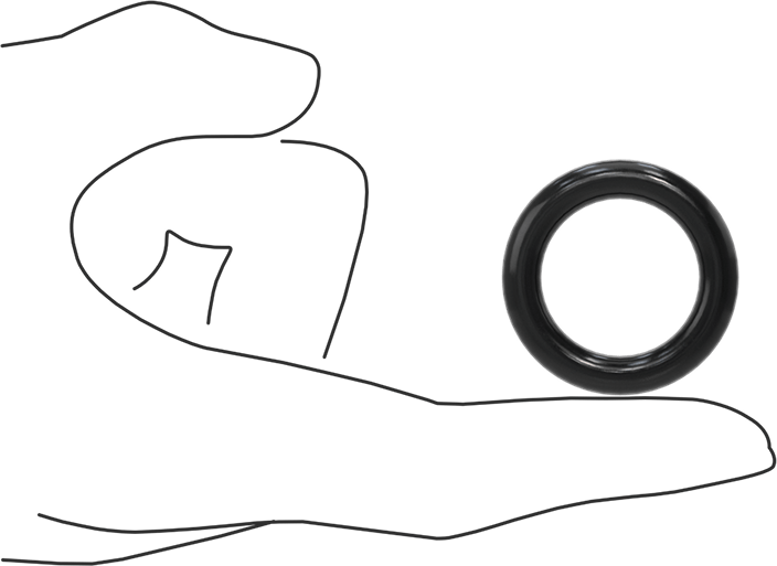 Yağa Dayanıklı Buna-N O-Ring, 6 mm Genişlik, 24 mm İç Çap