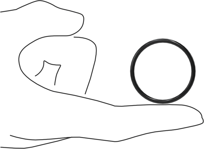 Yağa Dayanıklı Buna-N O-Ring, 2.5 mm Genişlik, 33 mm İç Çap