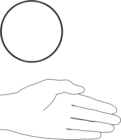 Yağa Dayanıklı Buna-N O-Ring, 2.5 mm Genişlik, 91 mm İç Çap